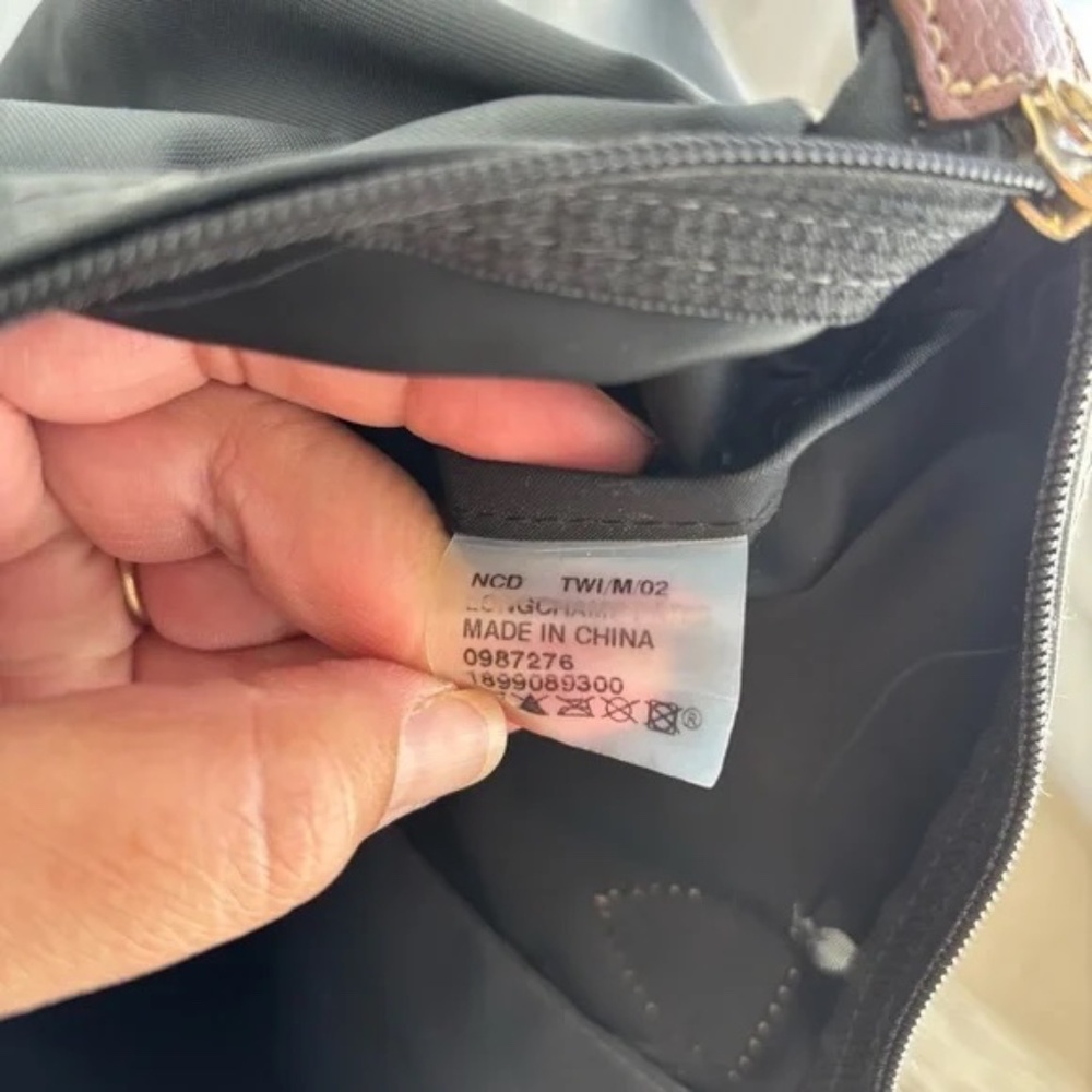 Longchamp Le Pliage Original M Tote Dark Grey - Picture 6 of 10